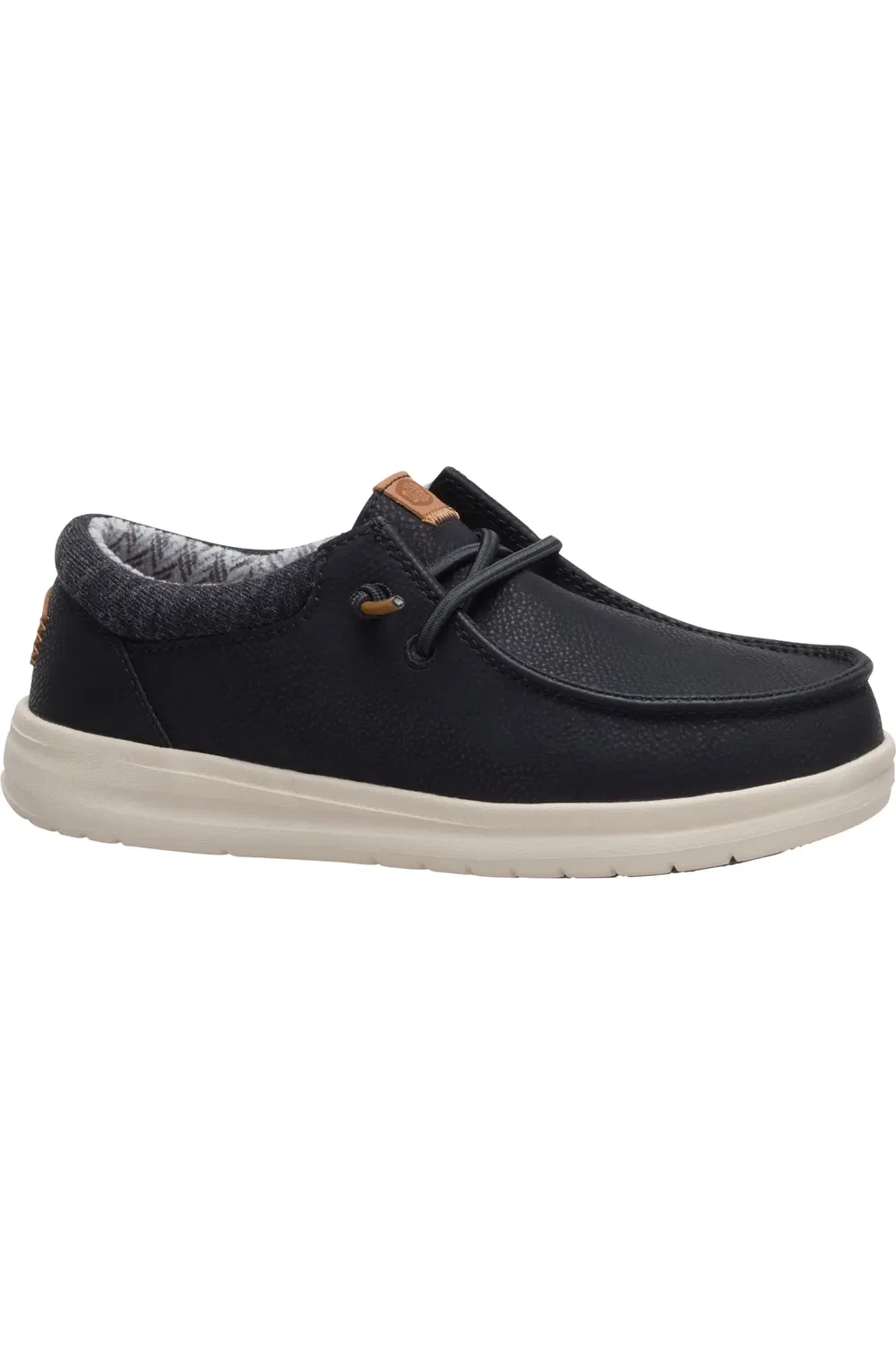 Детские кеды slip-on на эластичных шнурках Paul Classic Hey Dude, черный