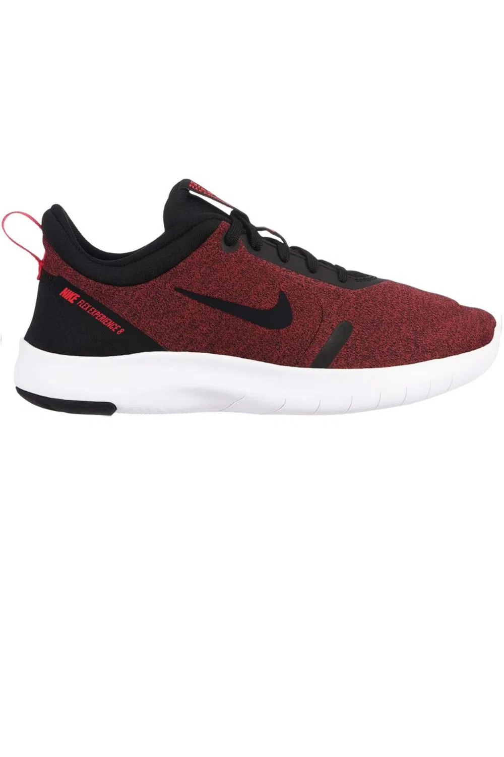 Детские кроссовки для мальчиков беговые NIKE Flex Experience Rn 8 (Gs), Multicoloured Black Red White University Red 002 — фото 2