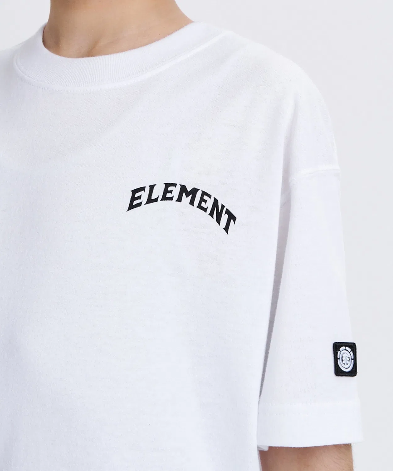 Детская футболка с коротким рукавом с принтом Timber Rip SS Y ELEMENT, Черный — фото 4