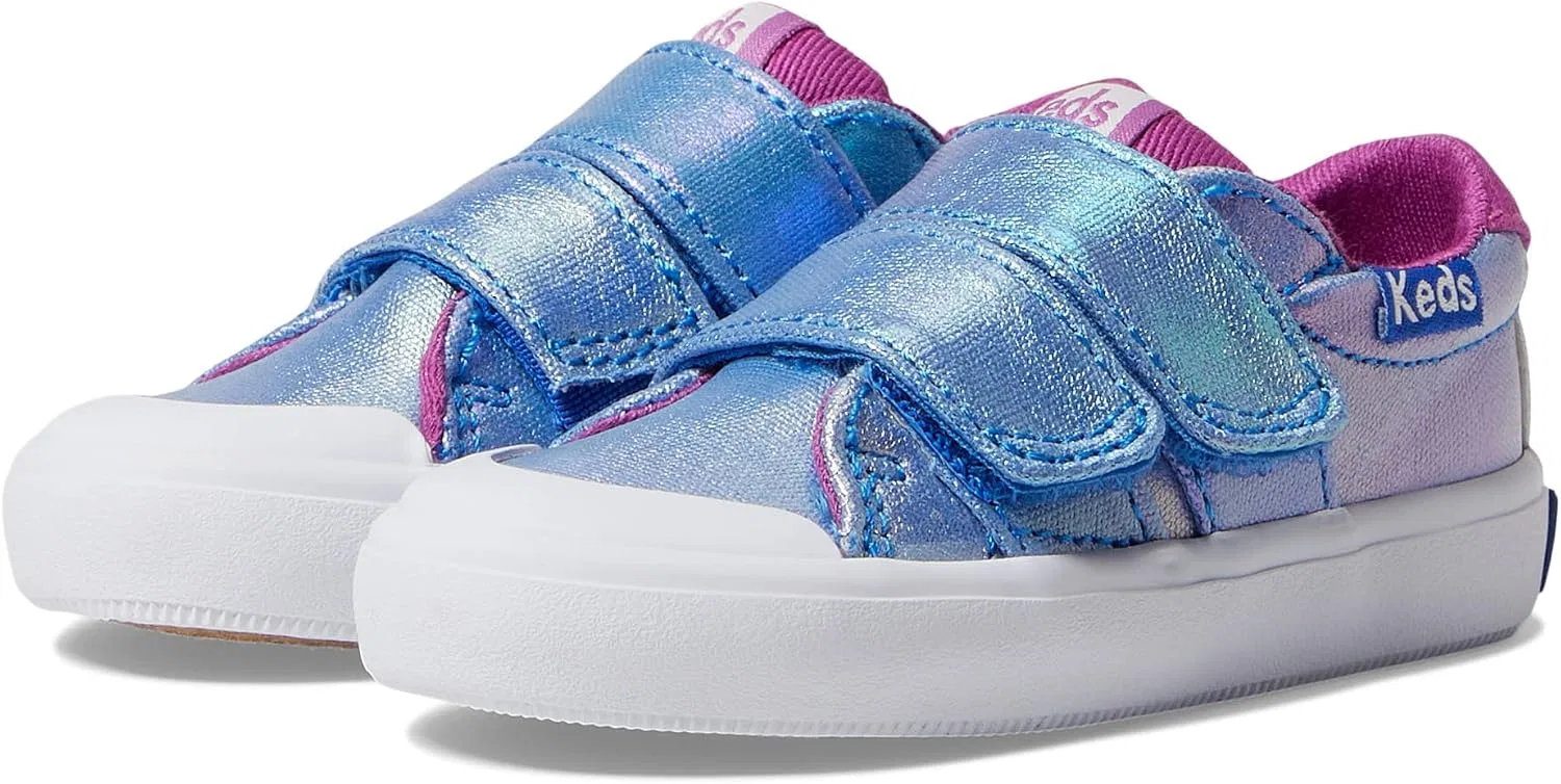 Детские кроссовки для девочек Courtney Hl Keds, Blue Iridescent — фото 2