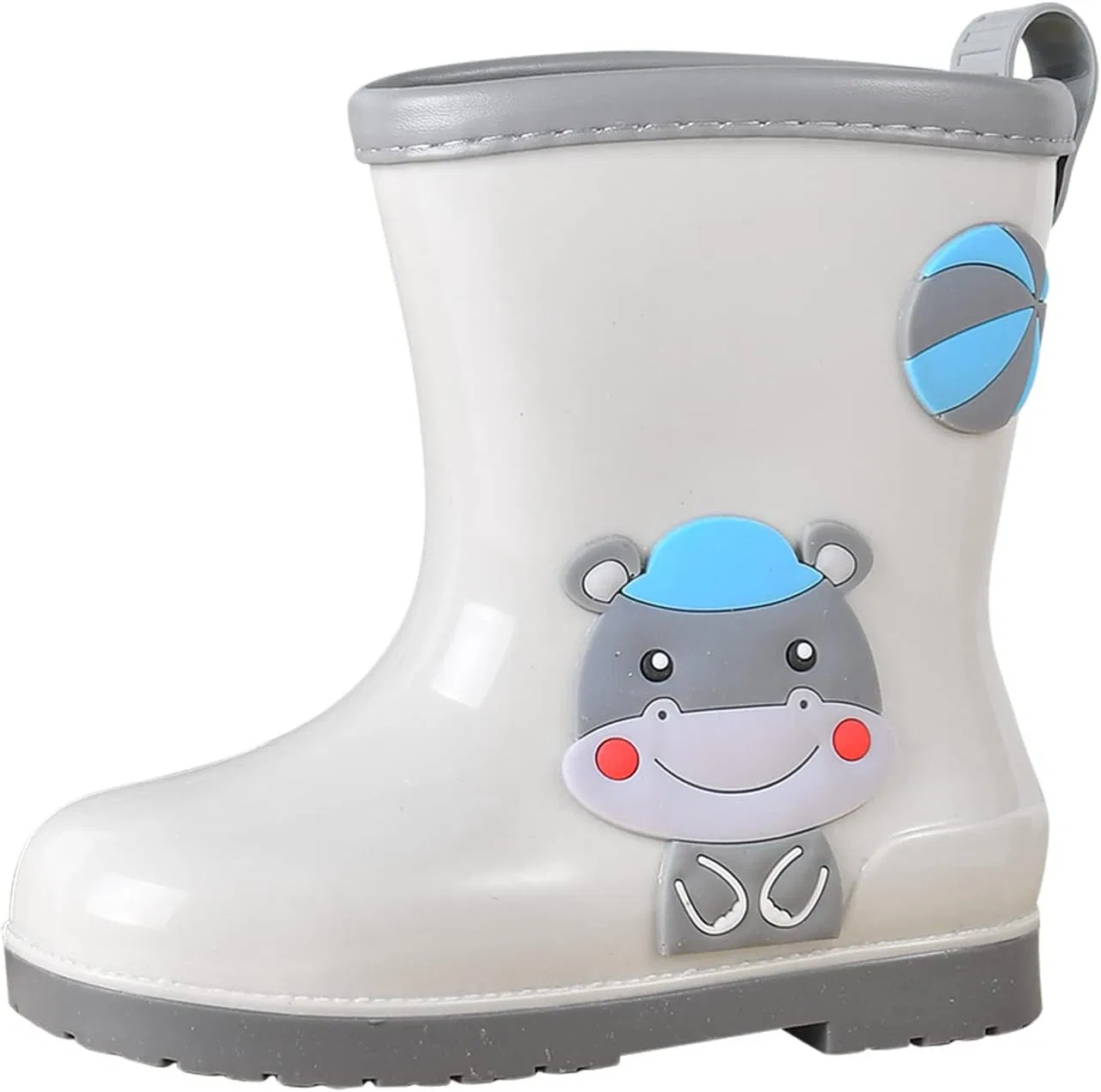 Детские дождевые сапоги с мультяшным принтом Unisex-Child, Grey