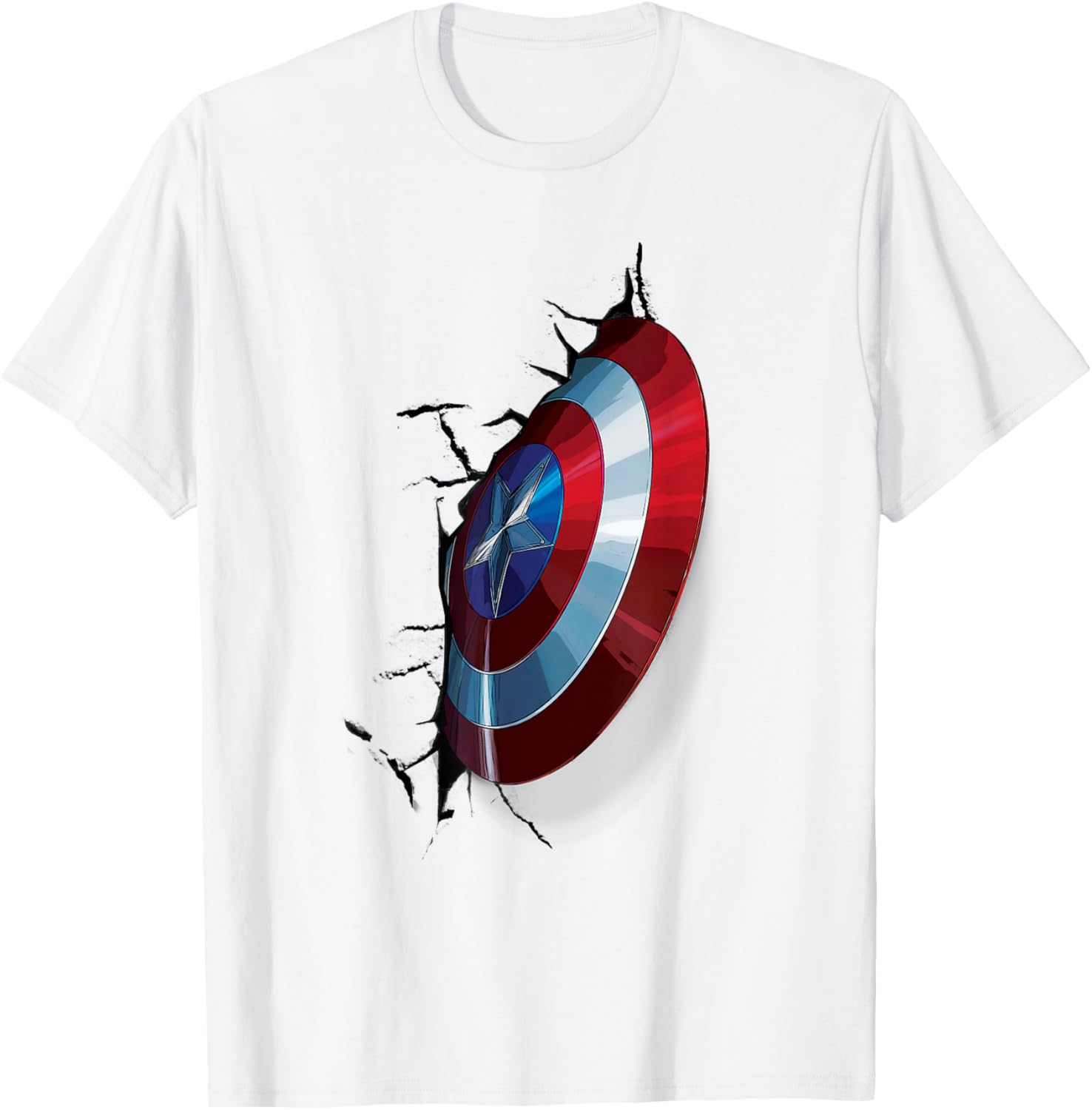 

Футболка Marvel Avengers Age of Ultron Captain America Shield, синяя