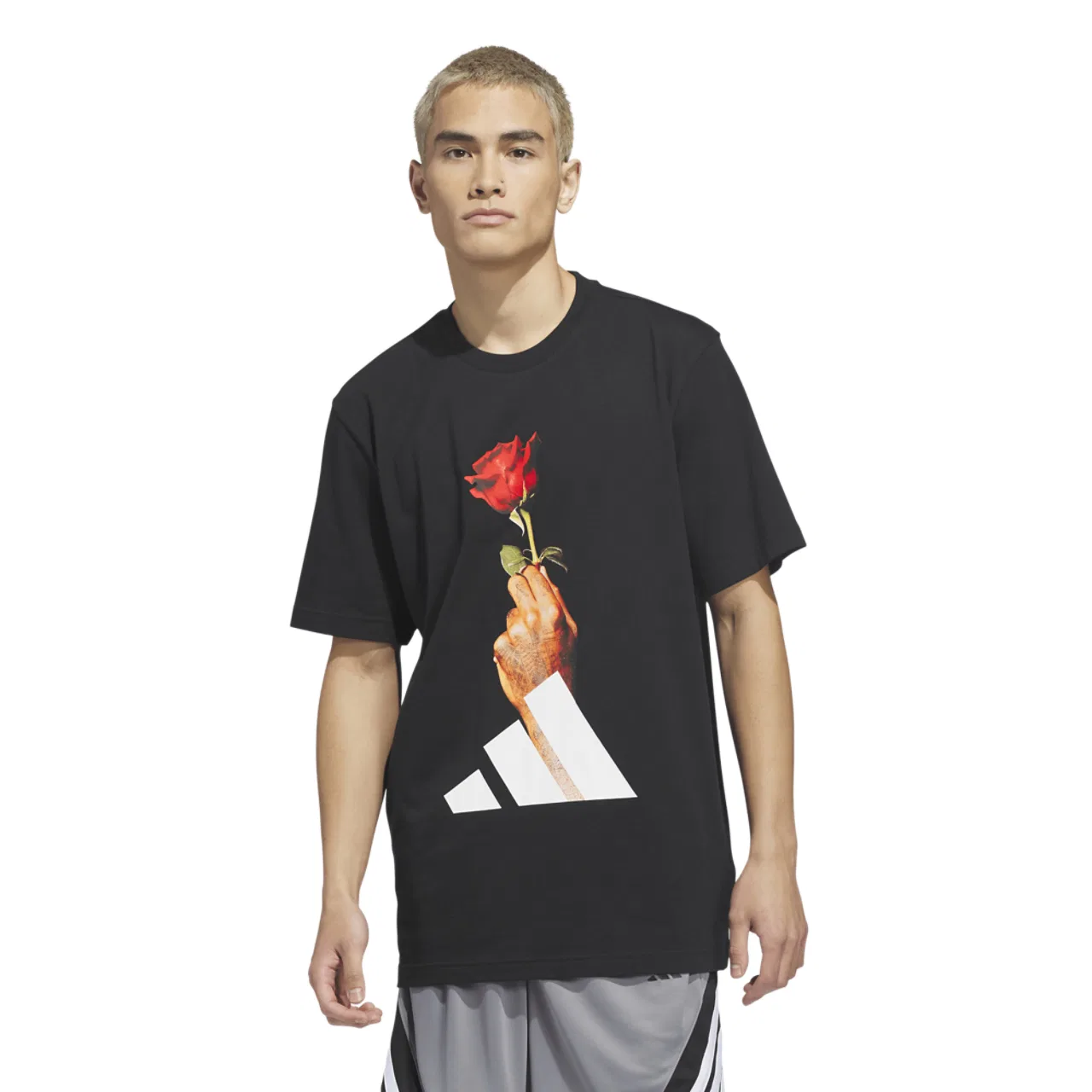 Футболка мужская D Rose Graphic Adidas, красный/черный