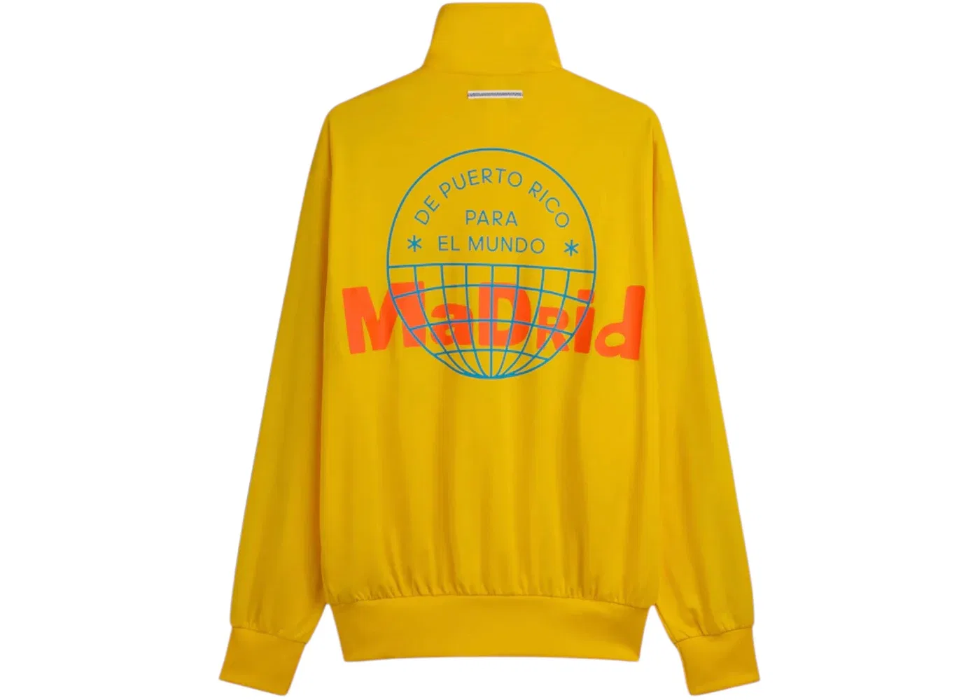 Женская куртка-бомбер с длинным рукавом Bad Bunny DtMF Tour Madrid Firebird Track Jacket Adidas, Eqt Yellow