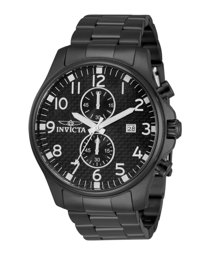 

Мужские кварцевые часы – специальная коллекция Invicta Watches, черный