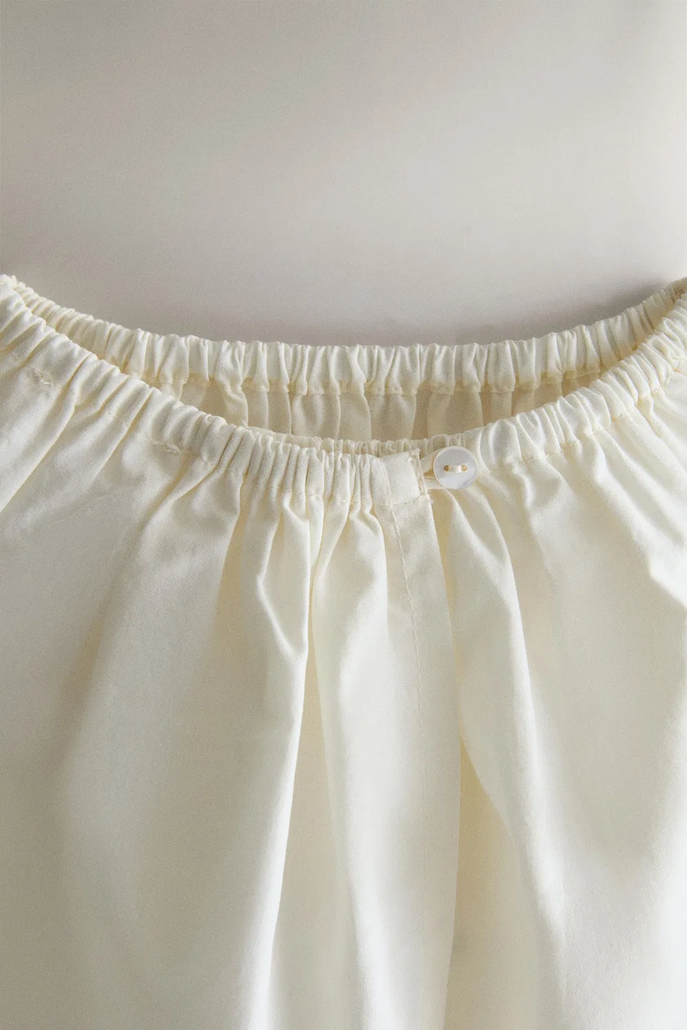 Детская вышитая рубашка ZARA, Oyster-white — фото 4