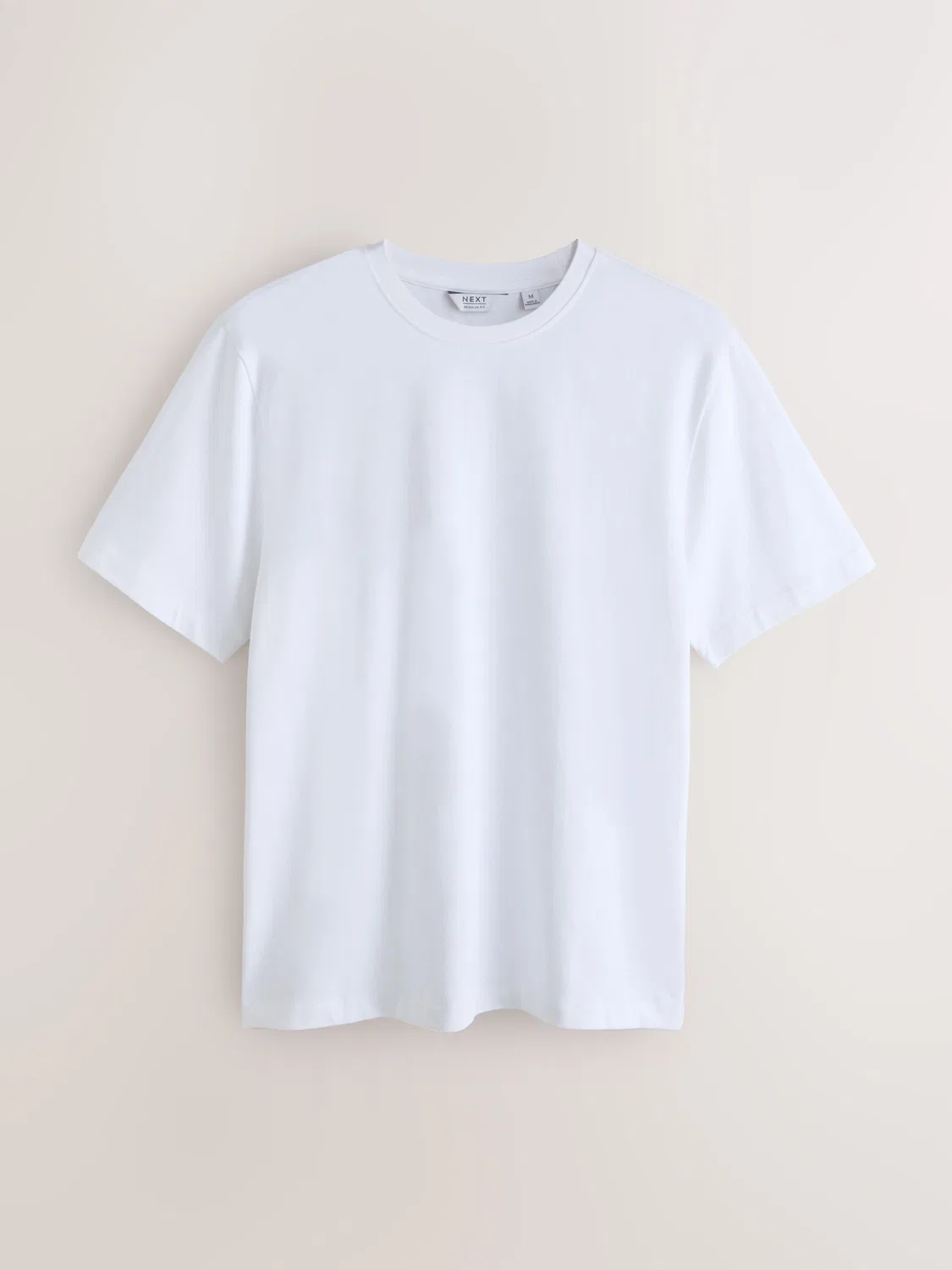 Футболка свободного кроя, 3 шт, White Relaxed Fit T-Shirts 3 Pack Next, белый — фото 3