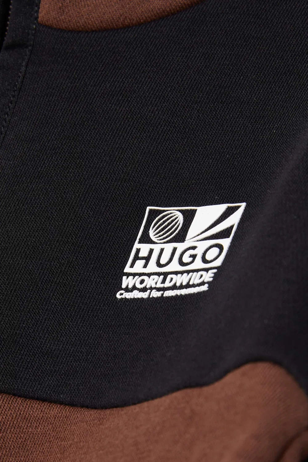 Толстовка на молнии из хлопкового флиса HUGO — фото 4