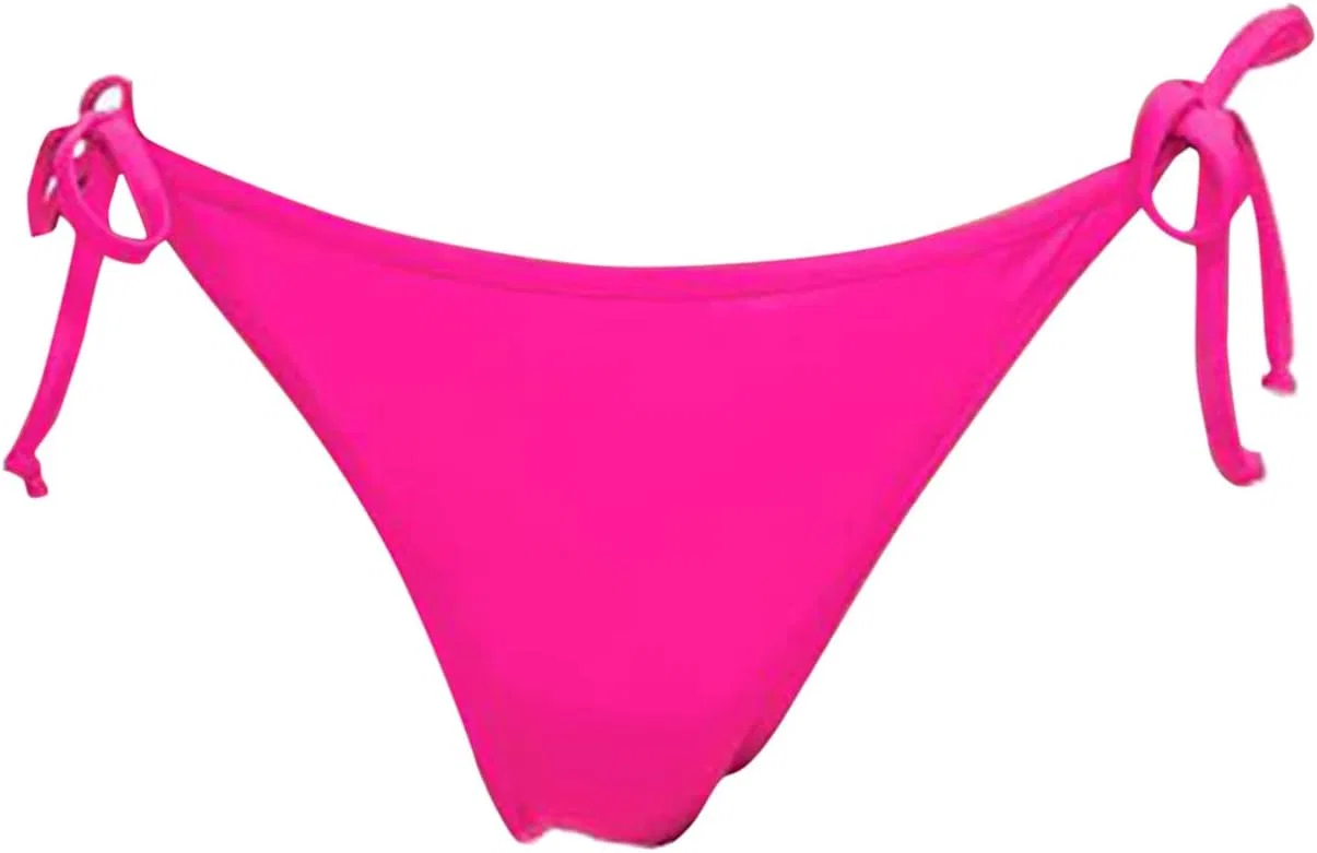 Женские стринги-бикини с завязками по бокам, Hot Pink — фото 4