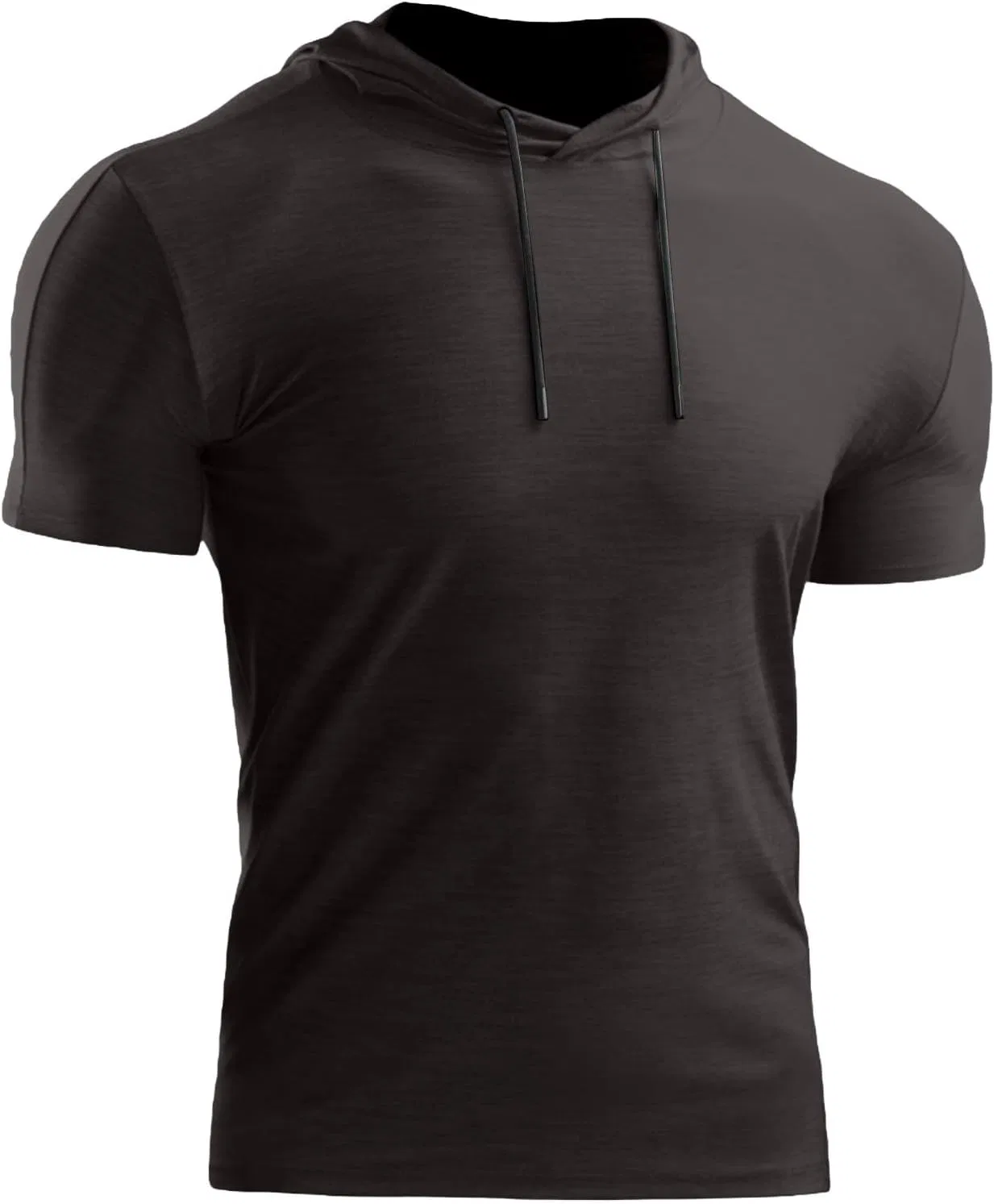 Мужская спортивная футболка с капюшоном Athletic Workout, Dark Gray — фото 4