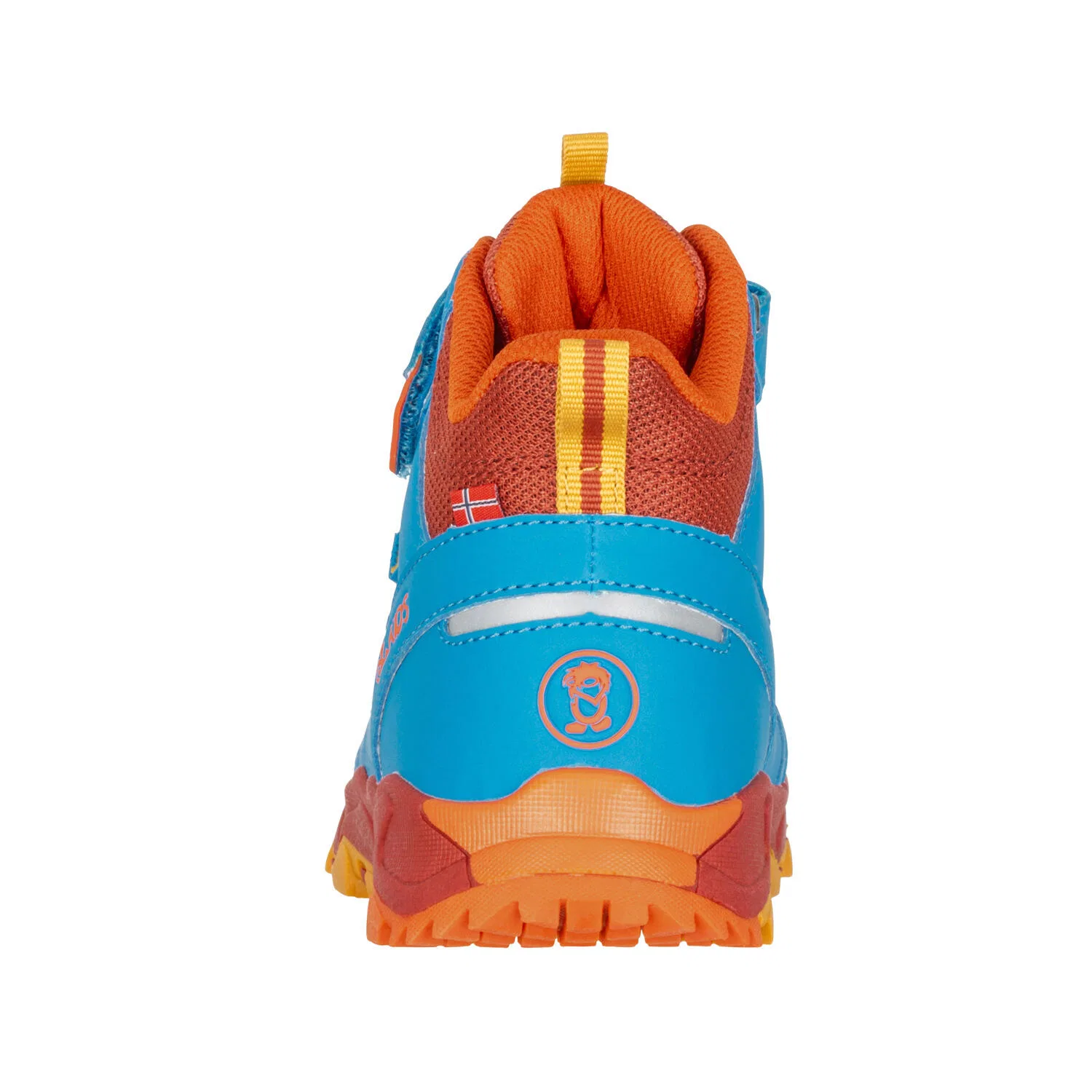 Детские треккинговые ботинки Tronfjell Hiker Mid Trollkids, Konigsrot Mitternachtsindigo — фото 4