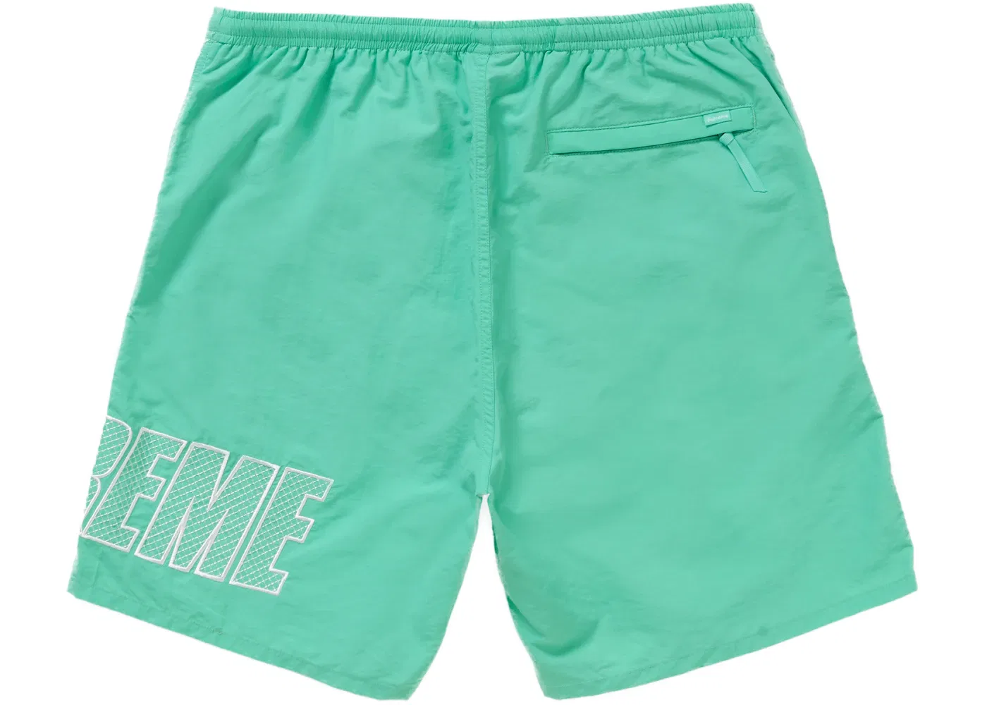 Мужские шорты с принтом Supreme Logo Applique Water Short Supreme, Mint — фото 2