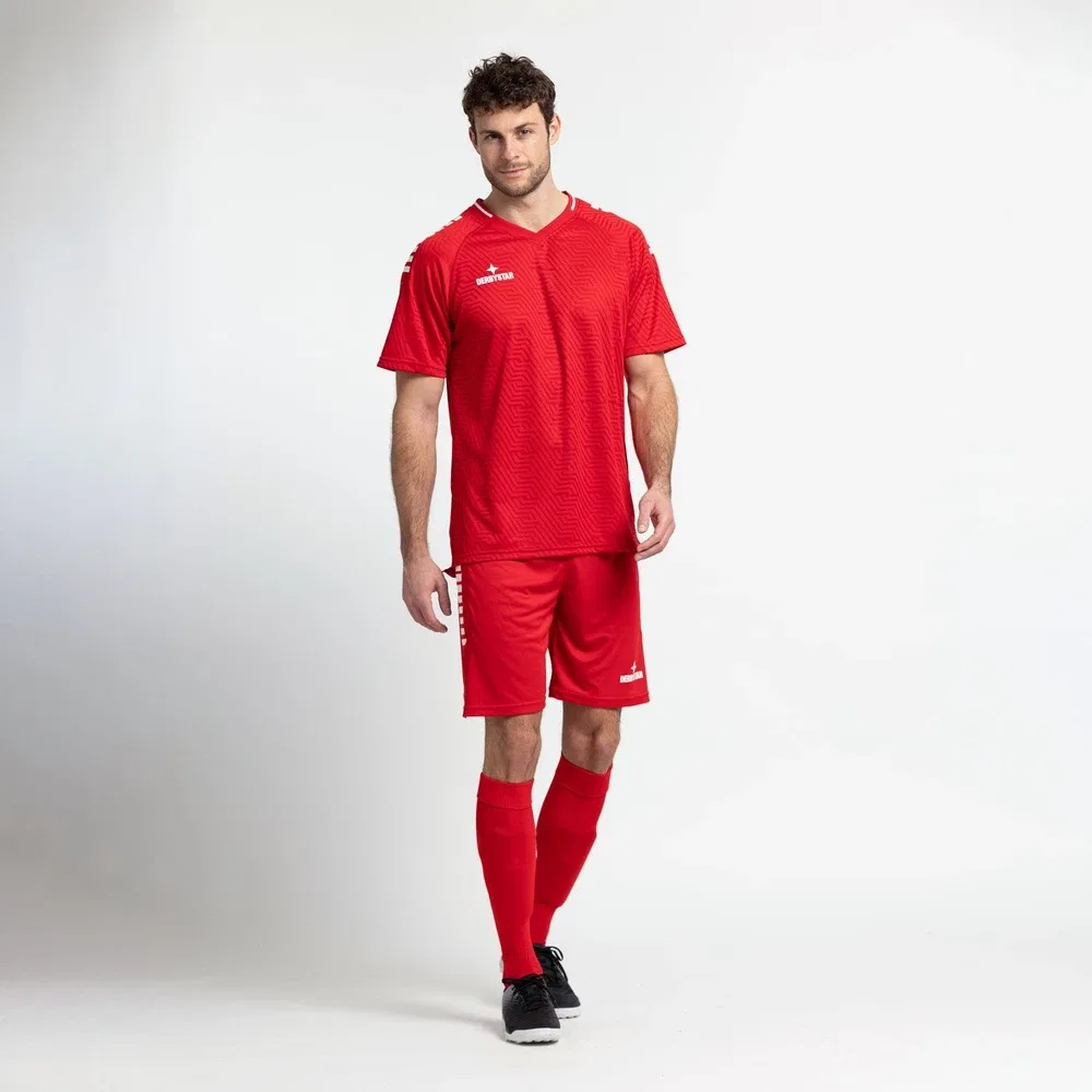 Футболка спортивная с коротким рукавом Trikot Kurzarm Primo V24 Derbystar, красный — фото 3