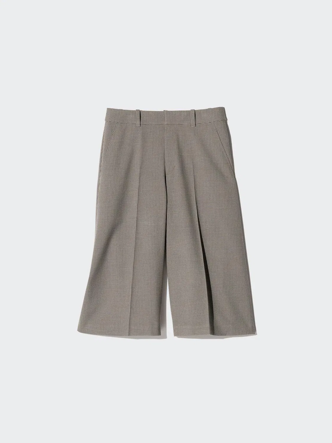 Юбка-брюки эластичные Uniqlo, темно-серый — фото 3