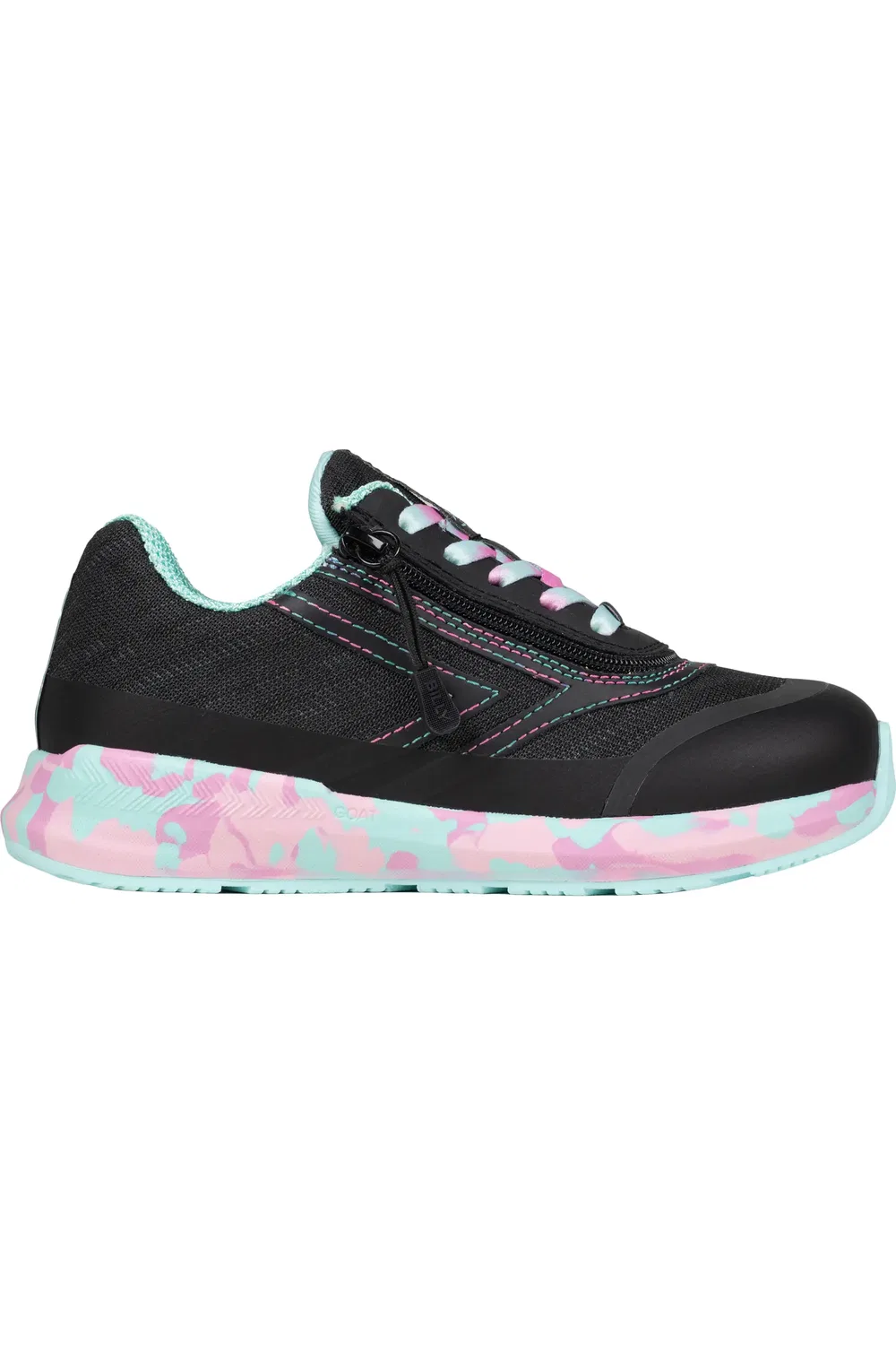 Детские кроссовки на молнии Zip Around BILLY Footwear, Midnight Mermaid Black