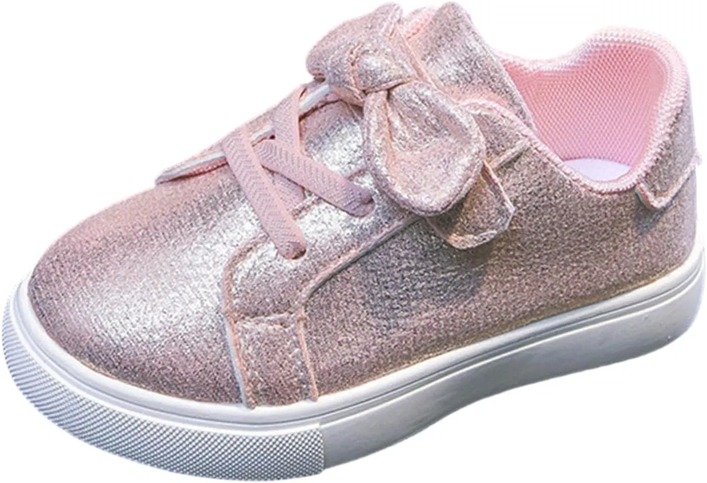 Детские кроссовки для девочек с легким весом IWIHMIV, Pink — фото 4