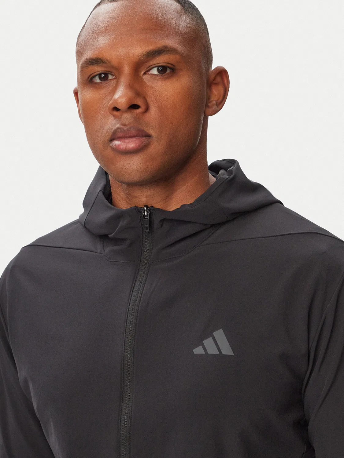 Мужская толстовка стандартного кроя Workout Adidas, черный — фото 4