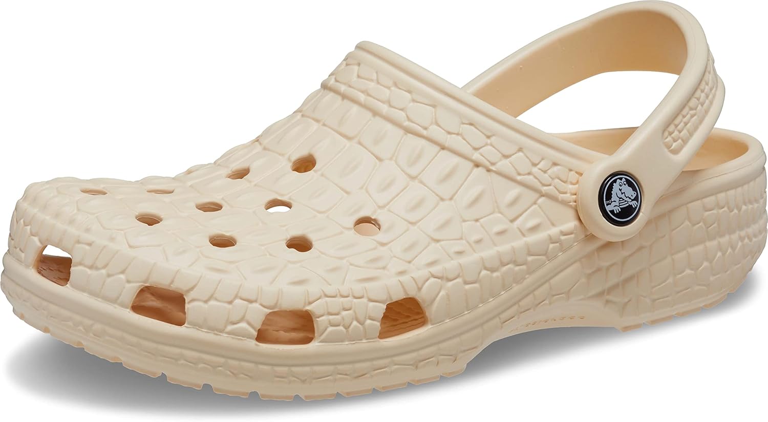 

Унисекс сабо Crocs Classic из крокодиловой кожи, Vanilla