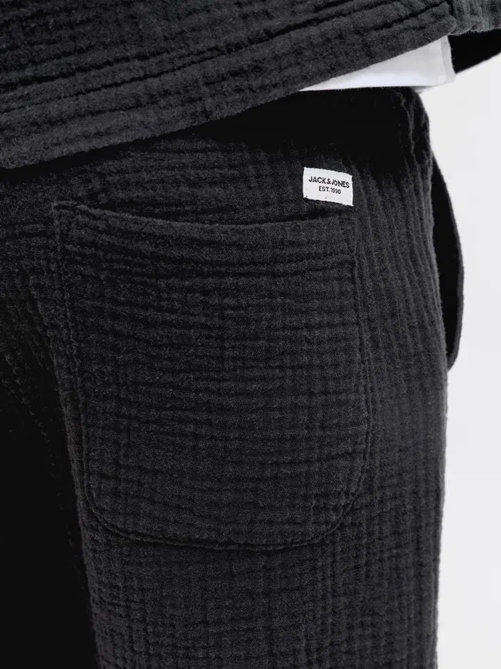 Шорты черный Jaiden Jack & Jones Junior, черный — фото 4