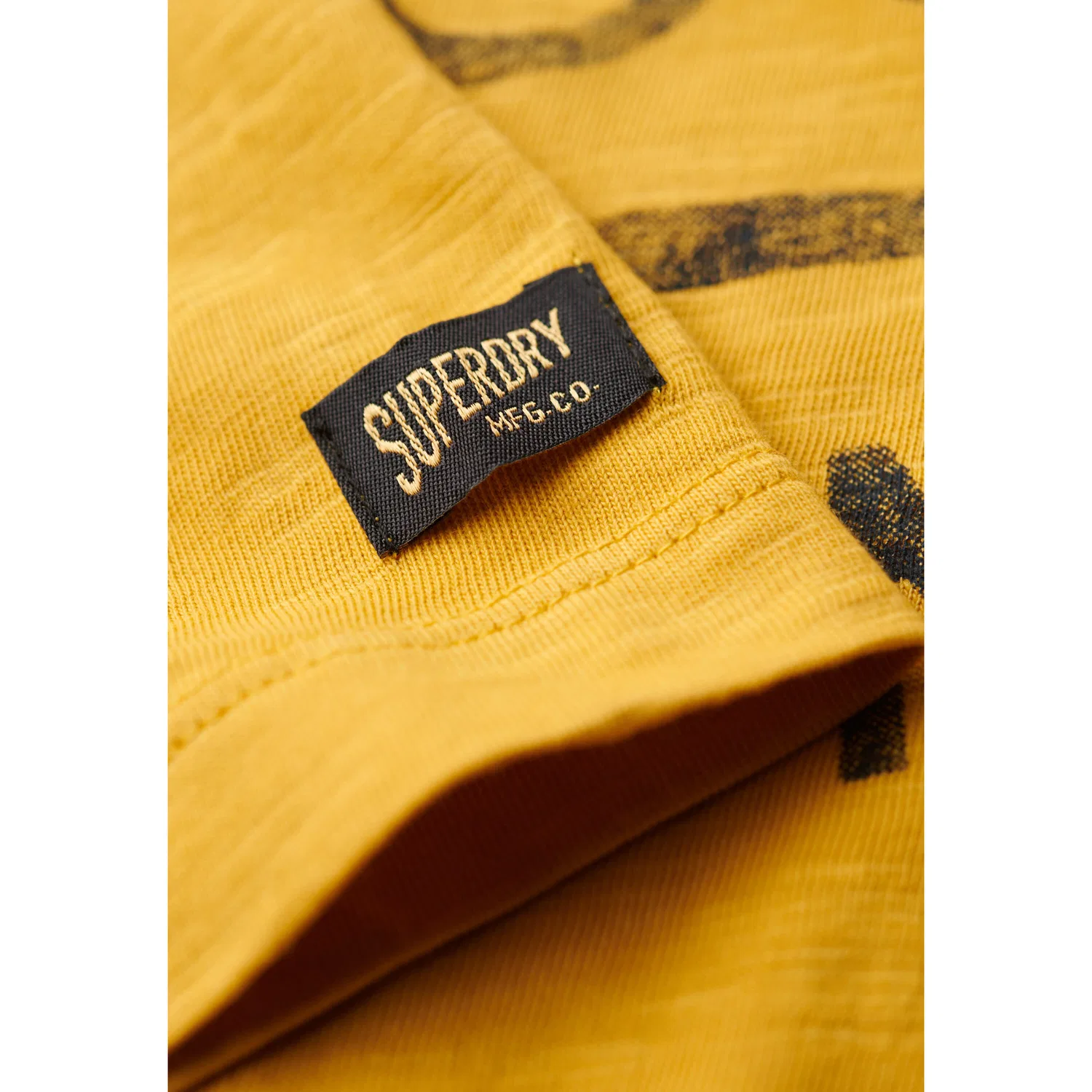 Мужская футболка с принтом Copper Label Script Superdry, Yellow — фото 4