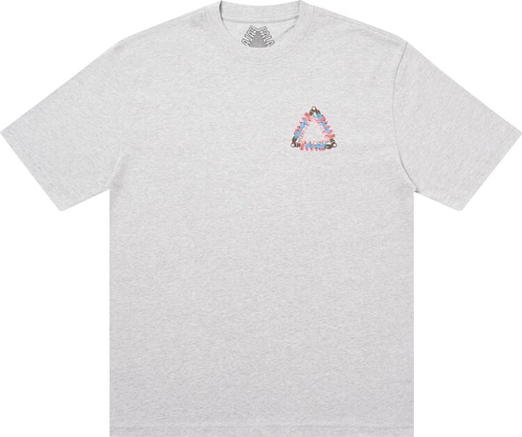 

Футболка Palace Tri-Pumping T-Shirt 'Grey Marl', серый