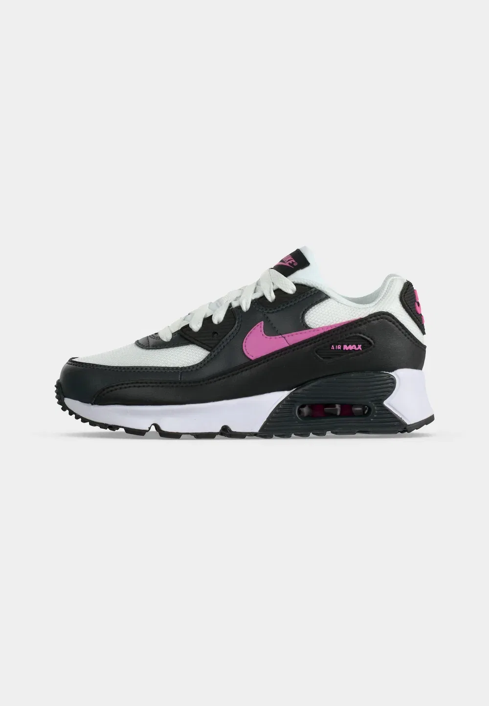 Кроссовки Air Max 90 Lace унисекс Nike Sportswear, White/Playful Pink/Black/Anthracite — фото 2