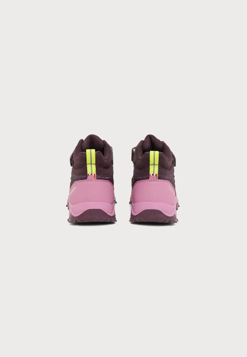 Track mid wp 2v - высокие кроссовки Viking, Plum/Multi-Coloured — фото 3
