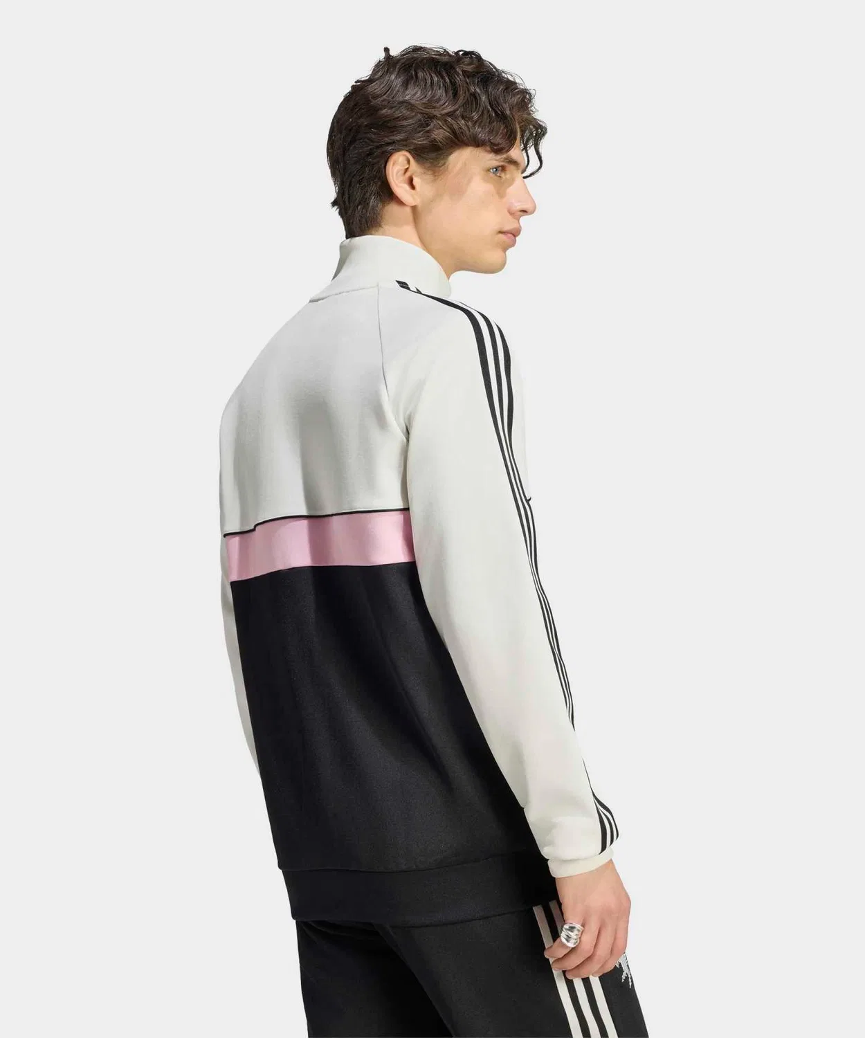 Мужской джерси-топ с молнией Juventus Torino OG Track Top Adidas, Белый — фото 2