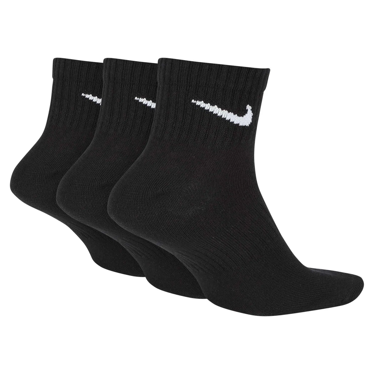 Мужские носки с технологией Dri-FIT Nike Everyday Lightweight Ankle Sneaker Quarter Socken, Цвет: Schwarz — фото 4