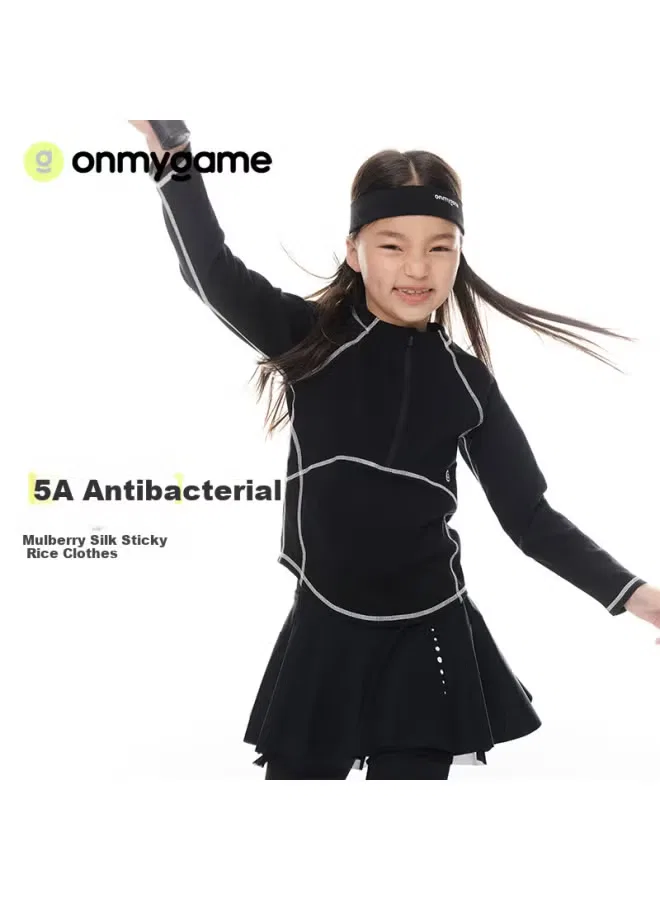Лонгслив с длинным рукавом детский Onmygame, лиловый — фото 4