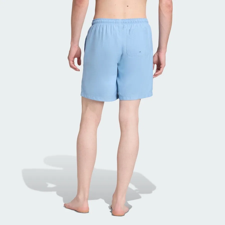 Плавки-шорты с принтом Adicolor 8-Inch Swim Shorts adidas, Синий — фото 2