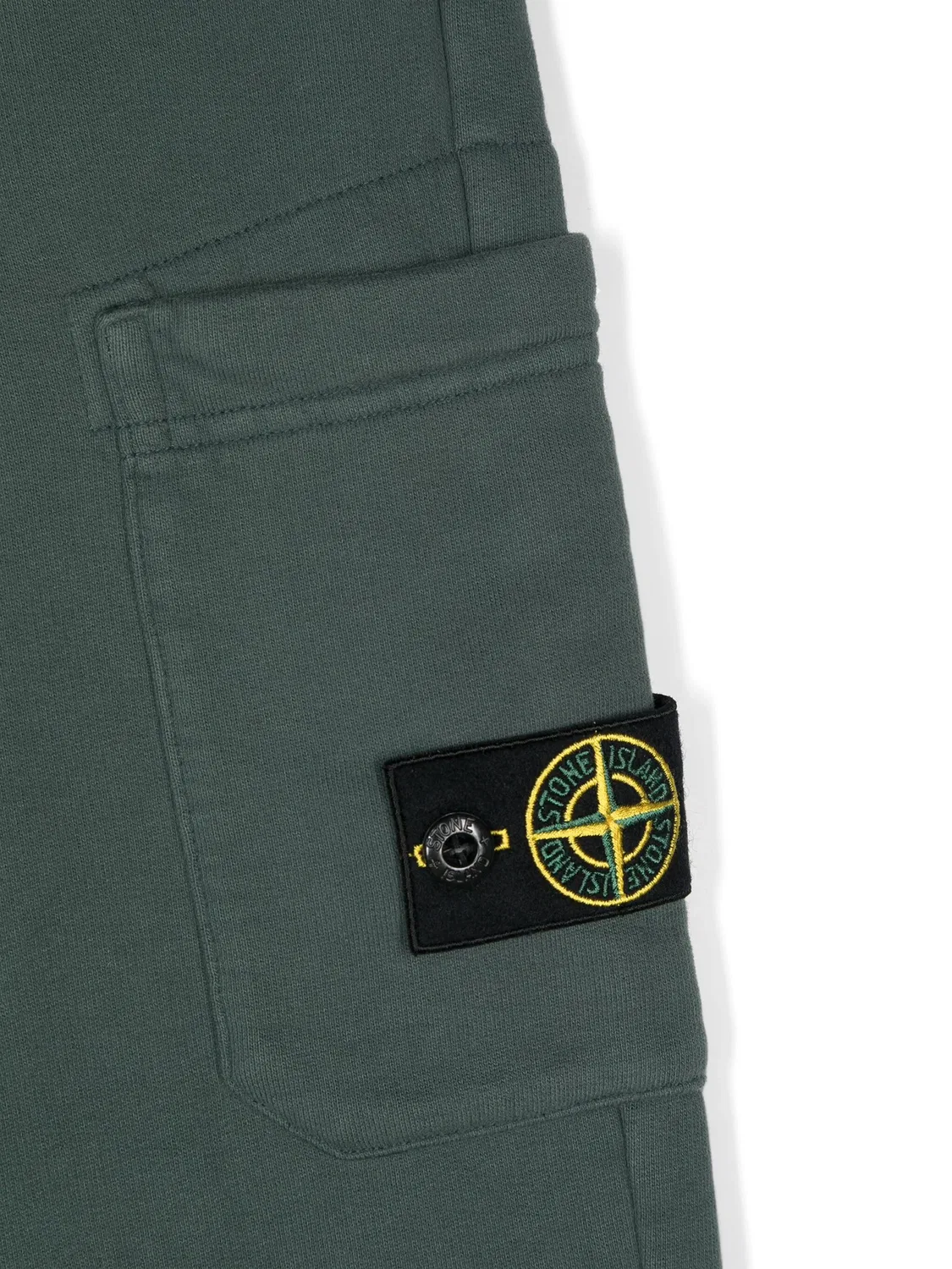 Спортивные штаны с эмблемой Компас Stone Island, темно-зеленый — фото 3