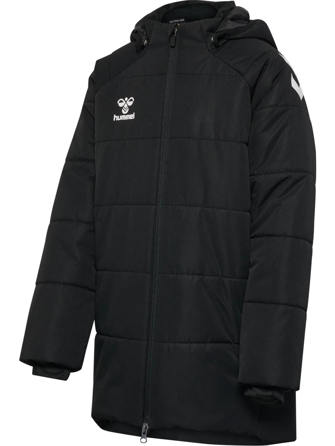 Детская куртка на молнии Hmllead 2.0 Bench Jacket Kids Hummel, Schwarz — фото 2