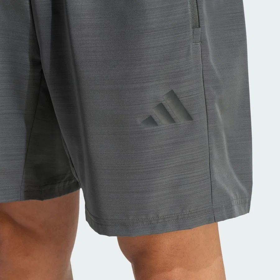 Шорты спортивные с принтом Workout Essentials Base adidas Performance, Черный — фото 4