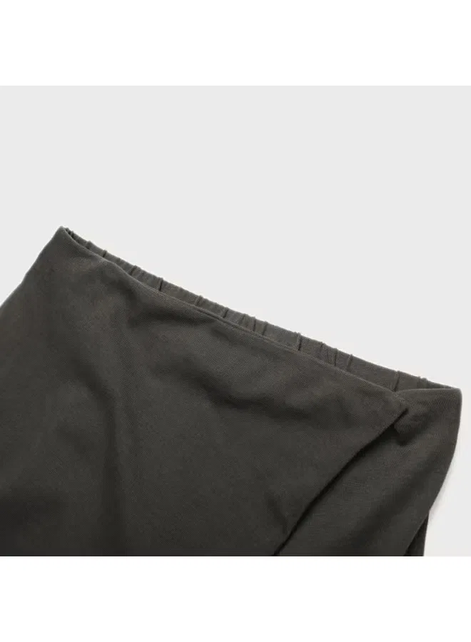 Брюки асимметричные с панелями Zara, темно-зеленый — фото 4