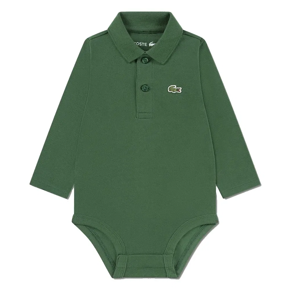 Боди с длинным рукавом Lacoste Kids 547338, зеленый
