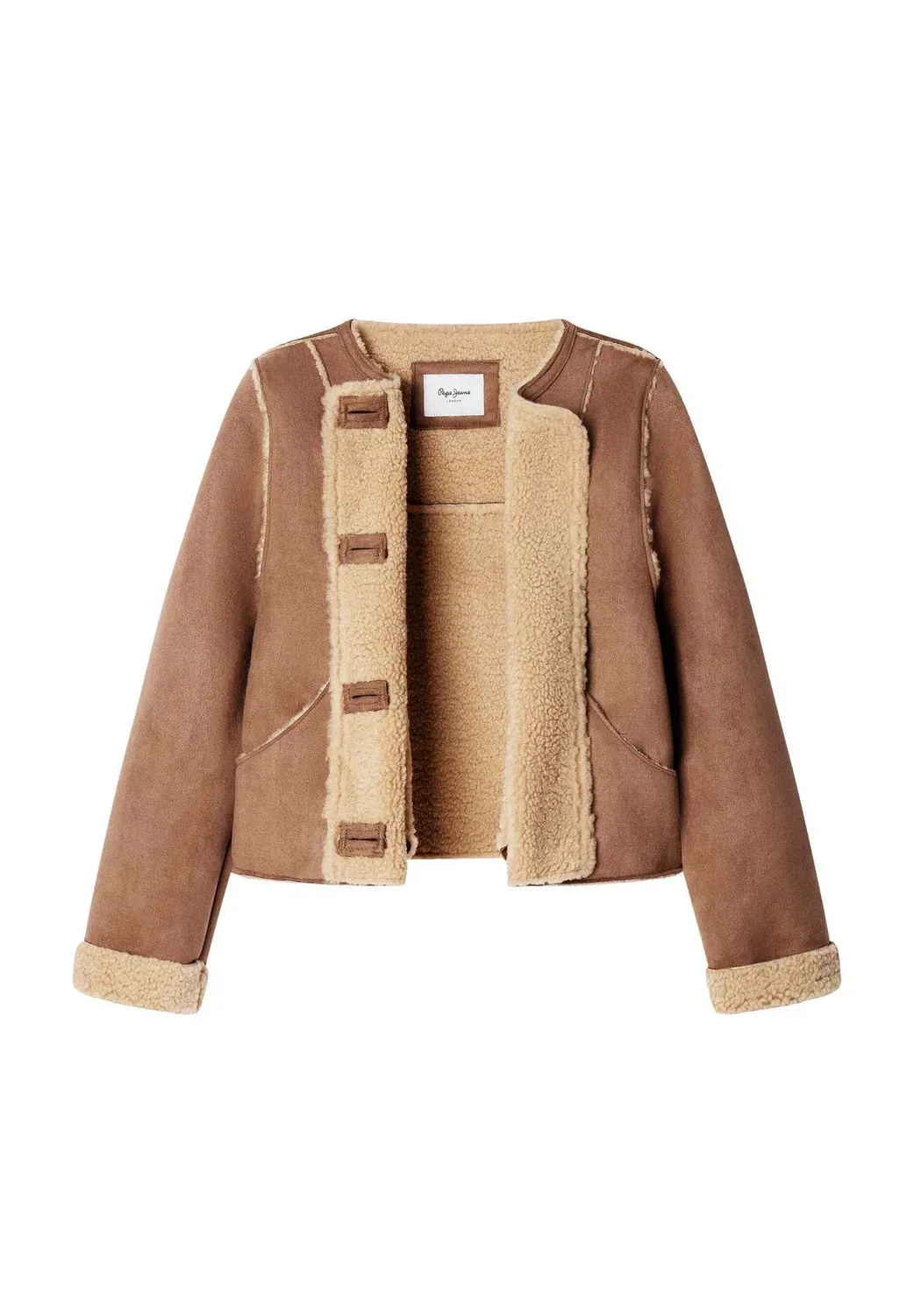 Зимняя куртка Кристен - легкая куртка Pepe Jeans, Earth Brown — фото 4