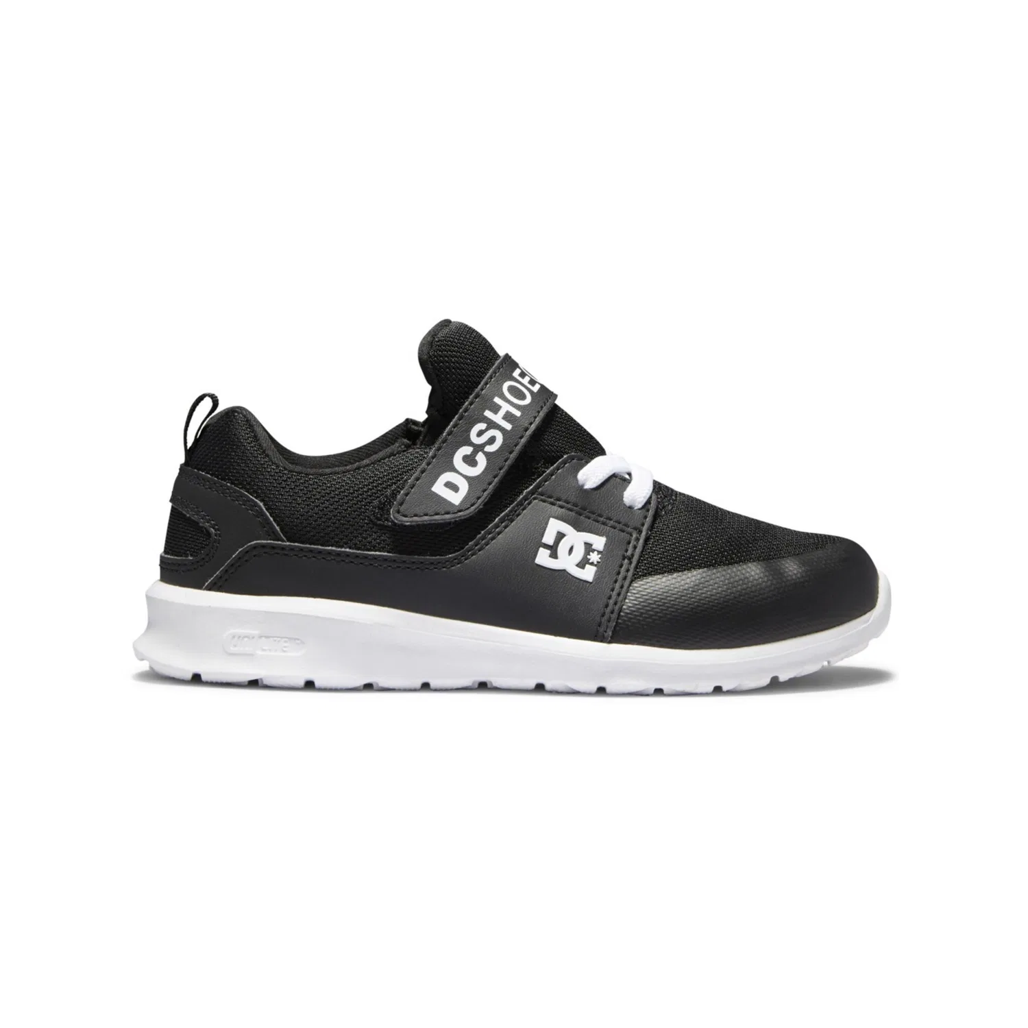 Детские кроссовки с сетчатым верхом Heathrow Prestige Ev DC Shoes, Black/White — фото 2