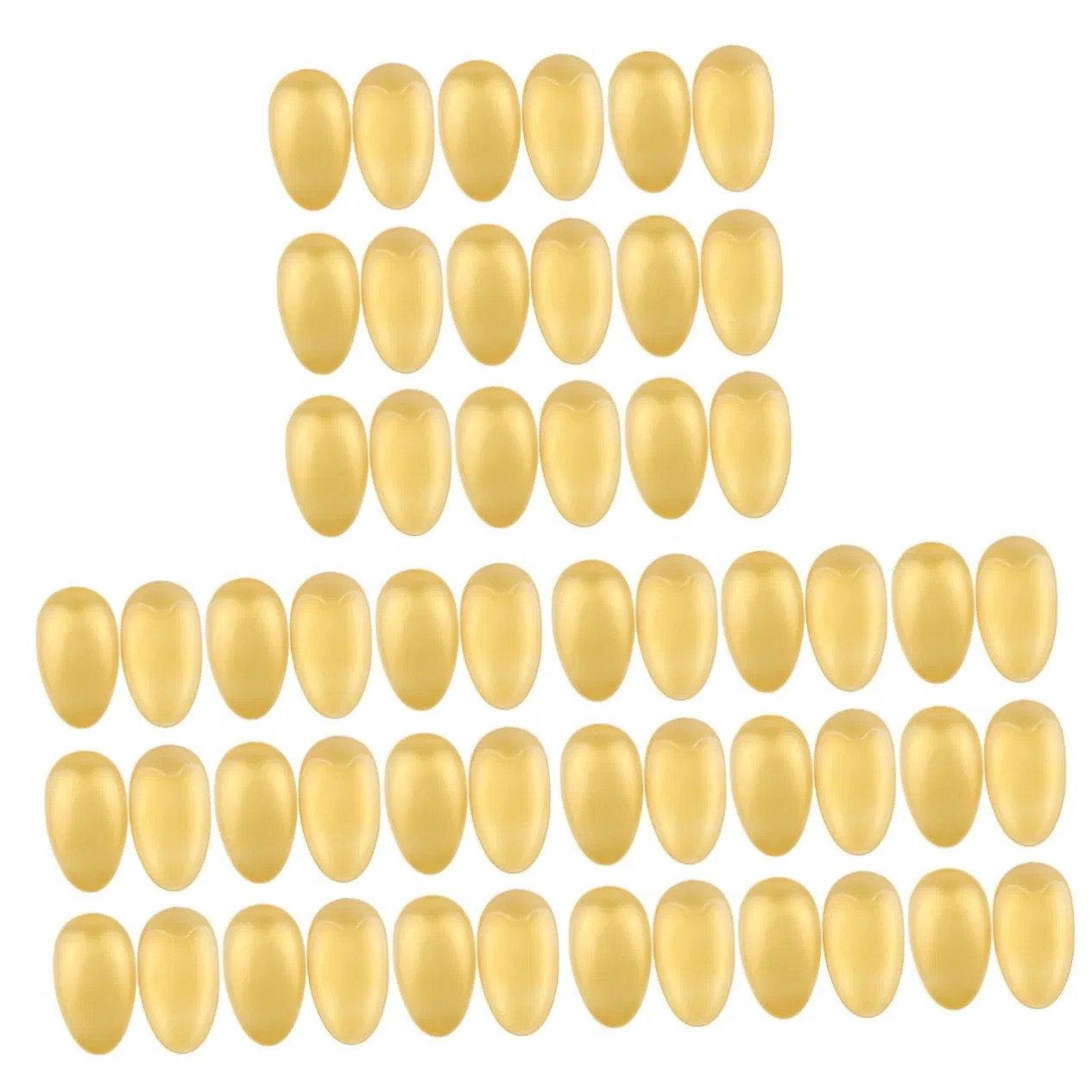 Наушники для окрашивания волос, пластик, FRCOLOR, 72 шт, 7x4x3 см, Yellow