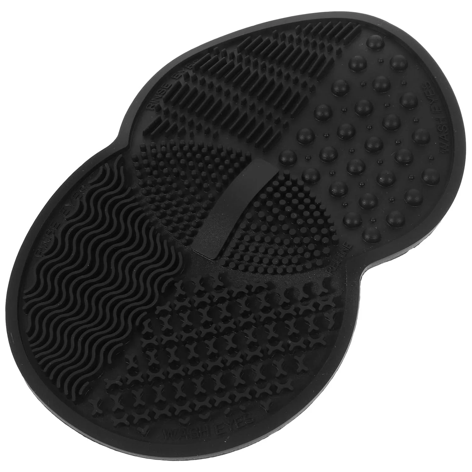 Силиконовая мат для чистки кистей DOITOOL, 16.8x10.8x0.8 см, Черный