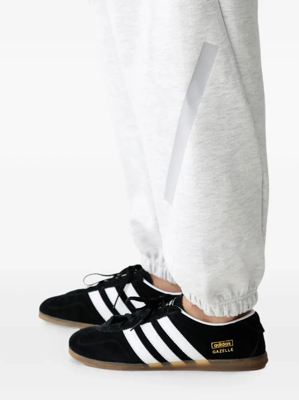 Брюки Z.N.E. на шнурке Adidas, серый — фото 4