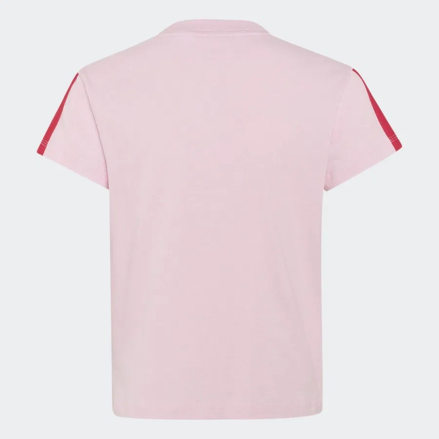 Детская футболка с коротким рукавом adidas Essentials, Розовый — фото 2
