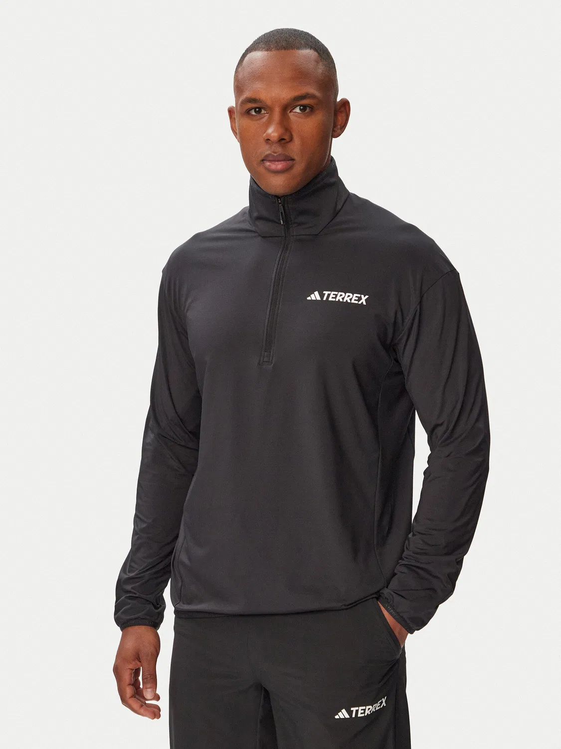 Мужская толстовка стандартного кроя Terrex Multi Climawarm Adidas, черный