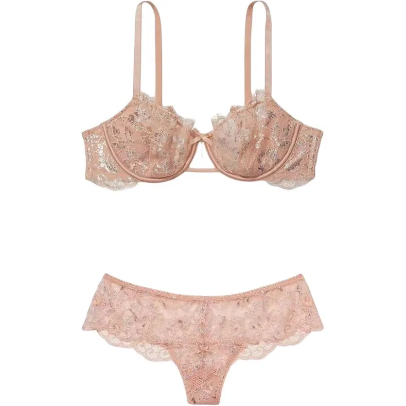 Женский комплект белья Nude Clothing Sets Victoria's Secret, Nude