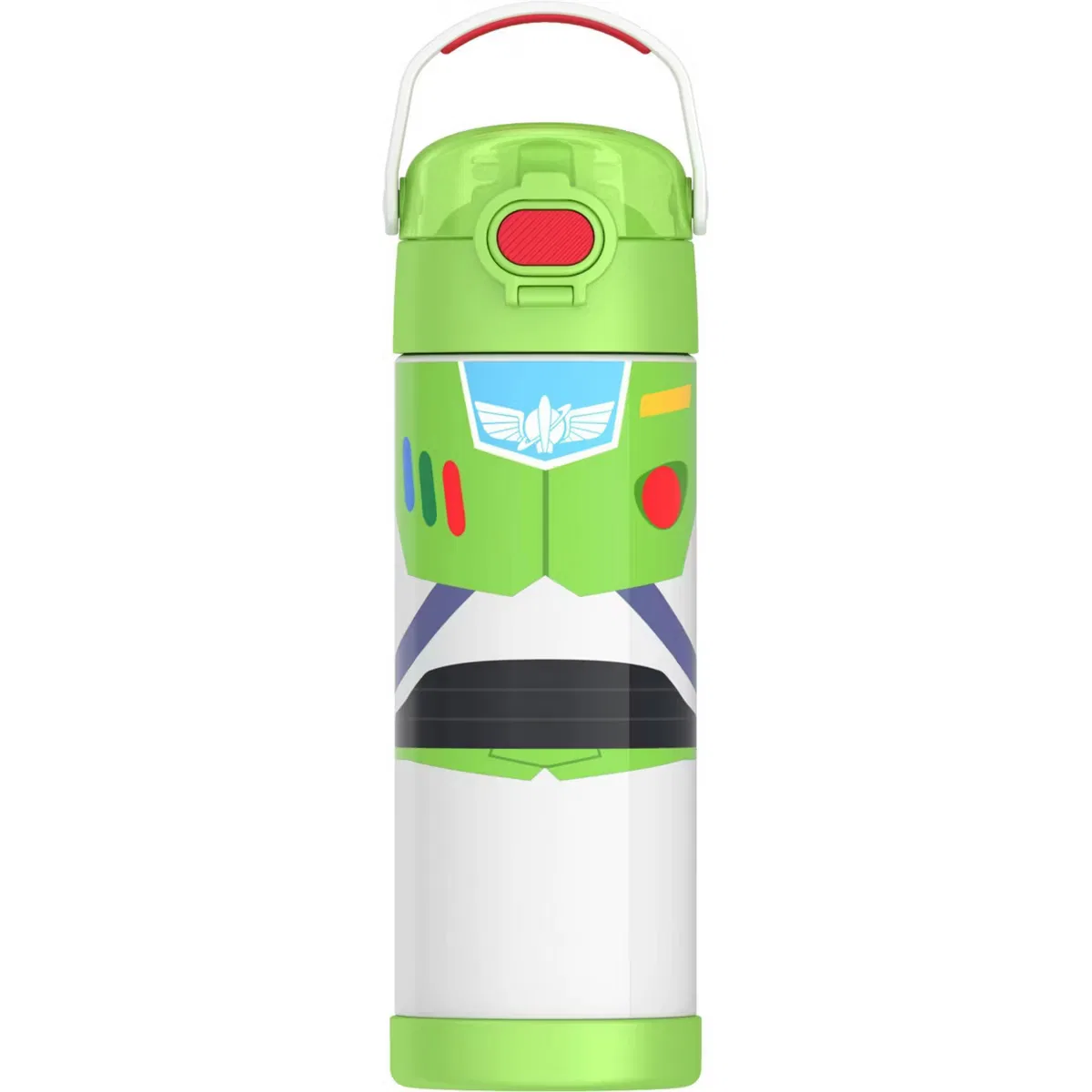 Детская бутылка для воды 0,47 л с трубочкой и термоизоляцией FUNtainer Thermos, Buzz — фото 2
