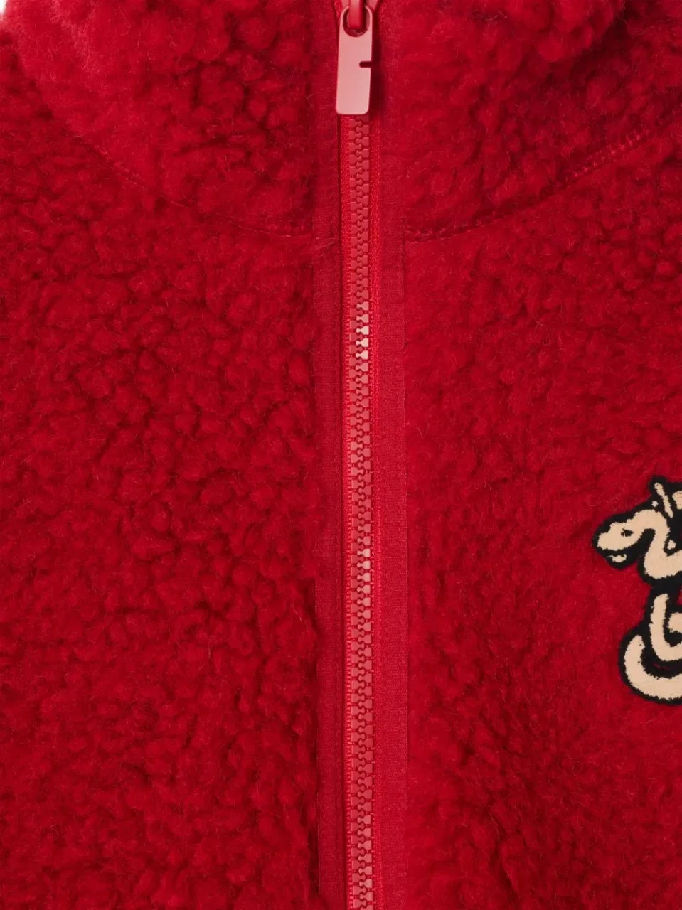Детская куртка с принтом B Snake Logo Burberry, Geranium — фото 2