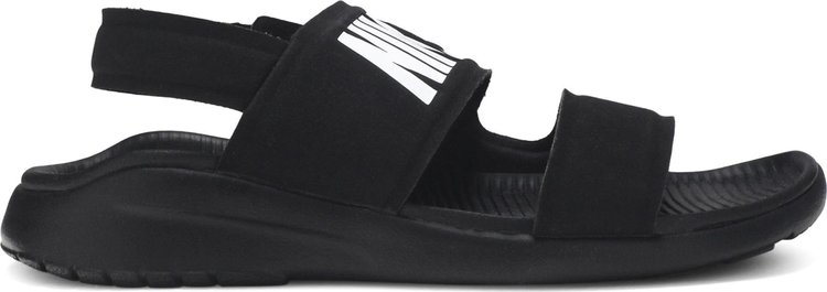 Кроссовки Nike Wmns Tanjun Sandal 'Black White', коричневый - фото