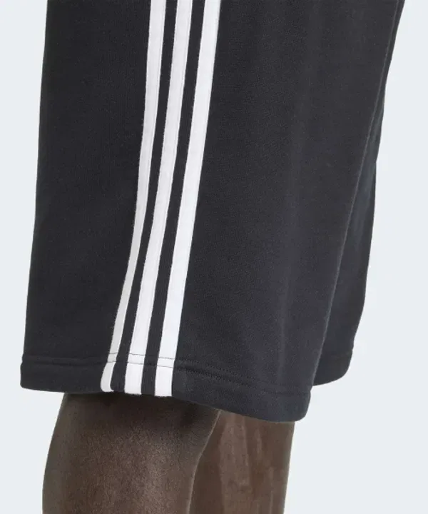 Шорты спортивные с тремя полосками, Adidas, черный — фото 4