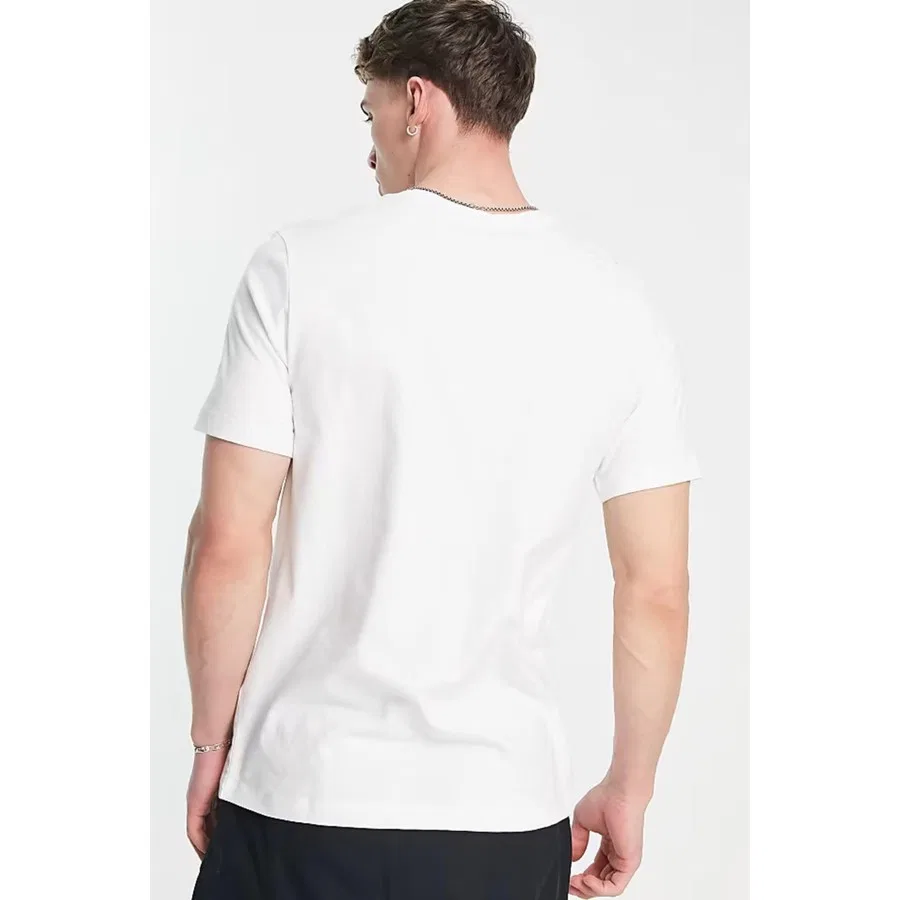 Футболка спортивная с коротким рукавом Nike Sportswear Clup, Белый — фото 3