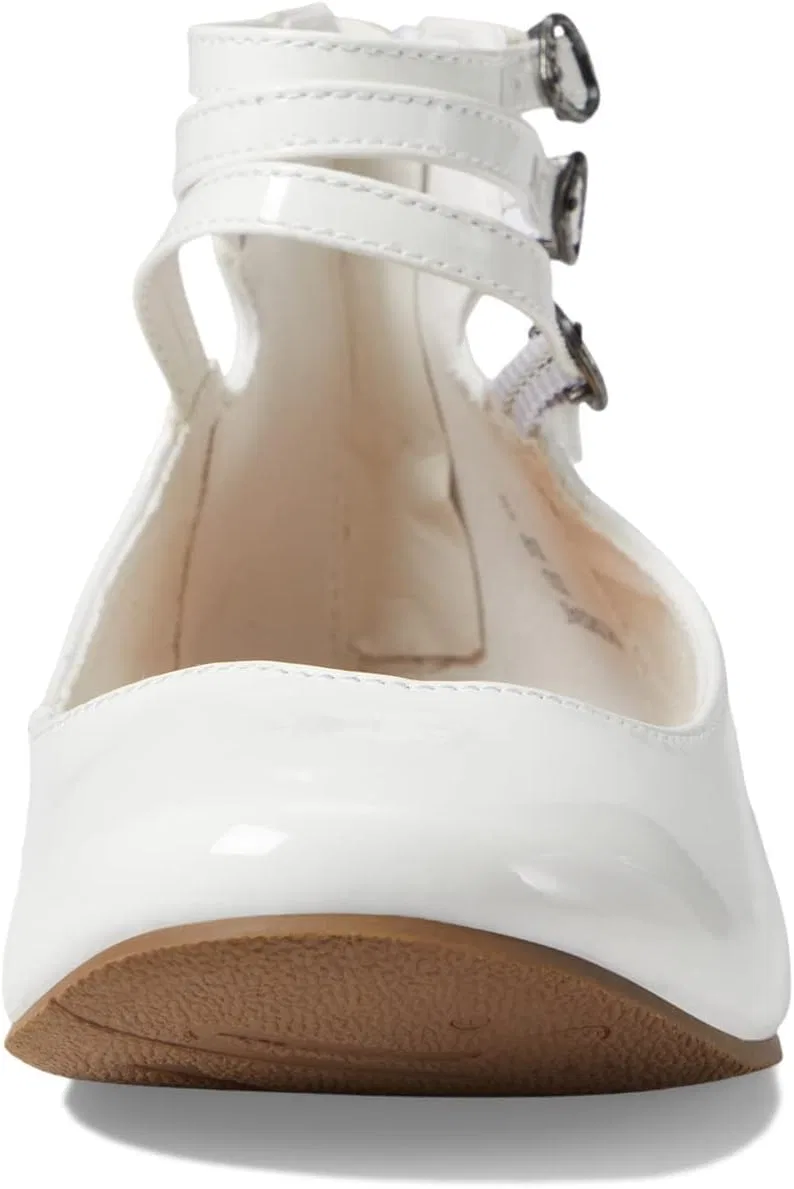 Детские балетки для девочек Pushi-k Blowfish Malibu, White Patent — фото 3